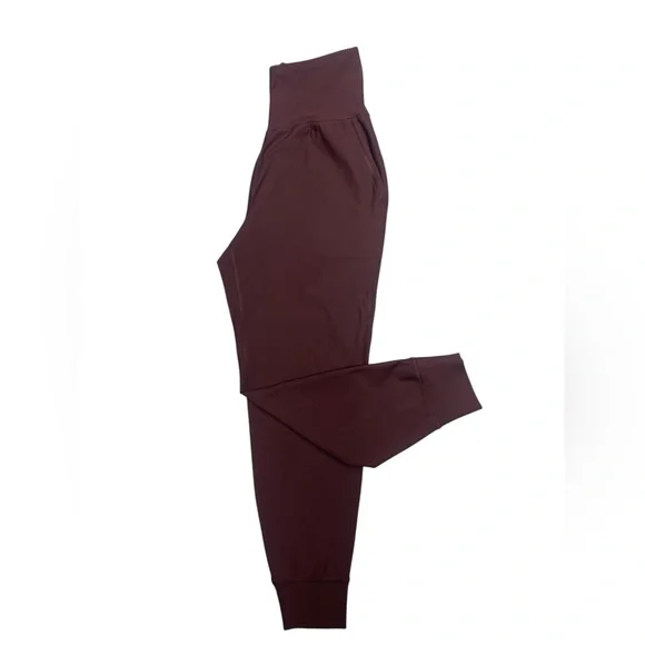 Old Navy Active Powersoft Leggings Joggers Size Small Maroon - Picture 6 of 13